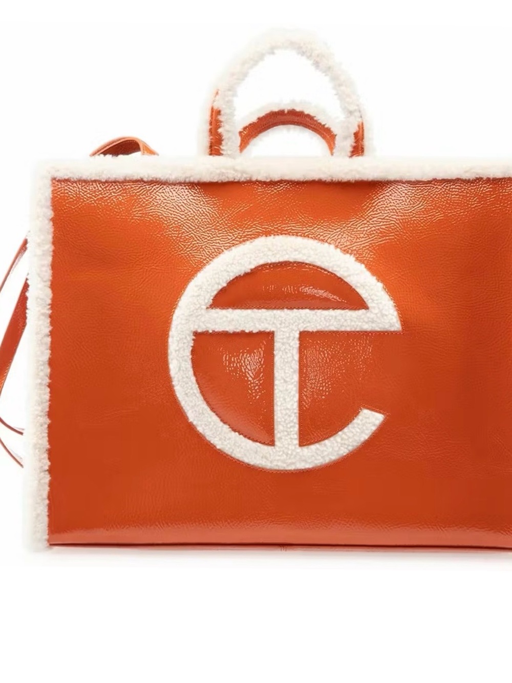 UGG x Telfar Large Shopper Crinkle in Spicy Pumpkin